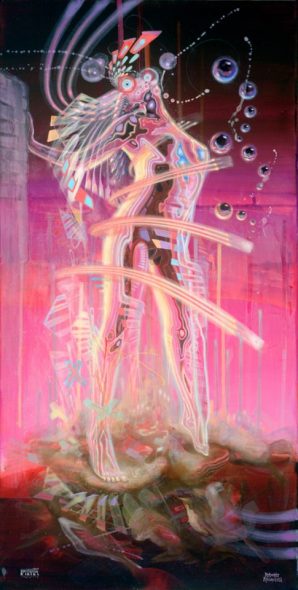 dennis konstantin bax, Hyperpop, visionary art, dmt, fantasy, abstract, art, psychedelic, surealism, surrealismus, prints, schamanismus, quantum realism, gequantelter realismus, dali, cyber, berühmter deutscher maler, famous german artist, ayahuasca art