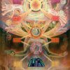 Visionary psychedelic art print ayahuasca psychedelische kunst kunstdruck
