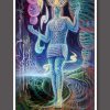 Visionary art print dennis konstantin bax poster kunstdruck ayahuasca visualizing a dmt experience.