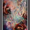 Abstract Fine art canvas print limited edition by dennis konstantin bax psychedelic art Dream Generator at work