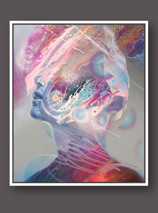 abstract portrait canvas print bax 1