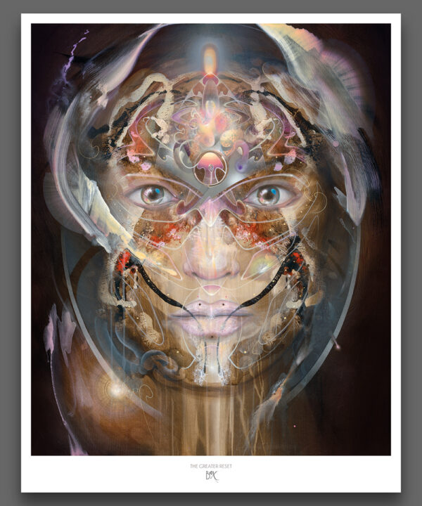 visionary art print psychedelic bax rest 3