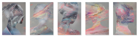 psychedelic abstract portraits konstantin bax