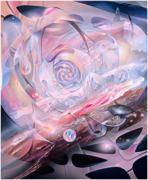 Konstantin Bax Paintings Psychedelic Art Visionary For sale kunst malerei 2