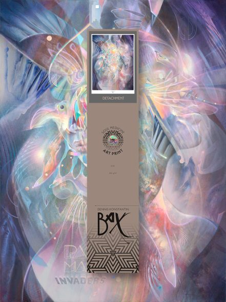 Artprint poster psychedelic visionary art konstantin bax limited edition 20