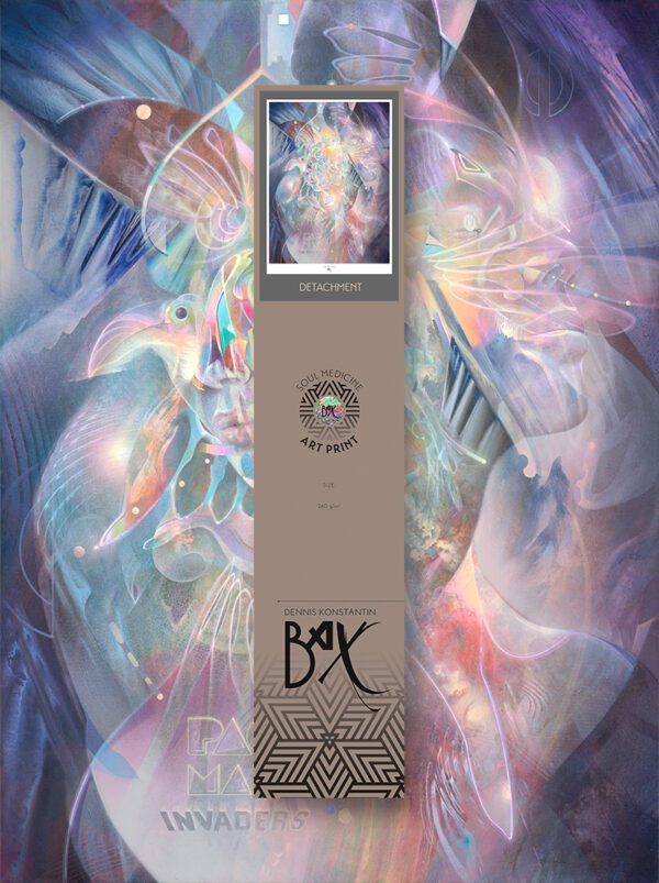 Artprint poster psychedelic visionary art konstantin bax limited edition 20