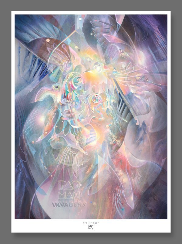 Artprint poster psychedelic visionary art konstantin bax limited edition 21