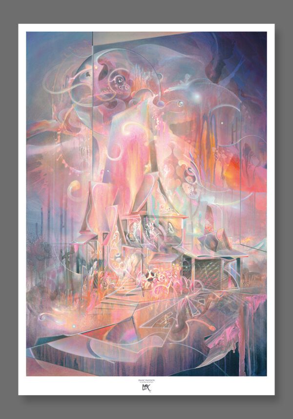 Artprint poster psychedelic visionary art konstantin bax limited edition 31