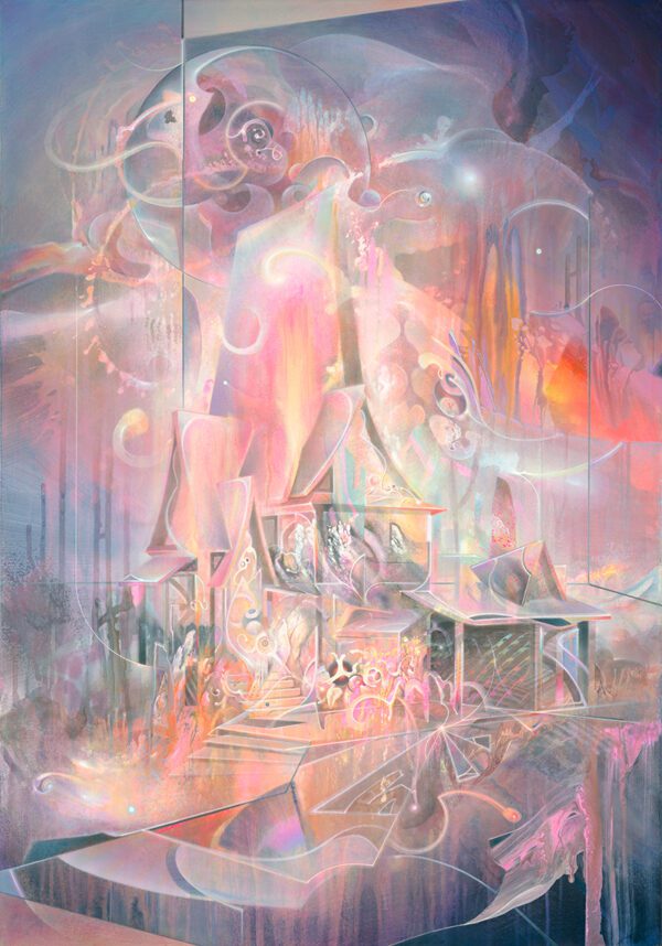 Artprint poster psychedelic visionary art konstantin bax limited edition 32