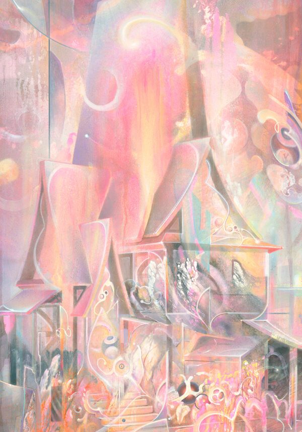 Artprint poster psychedelic visionary art konstantin bax limited edition 33