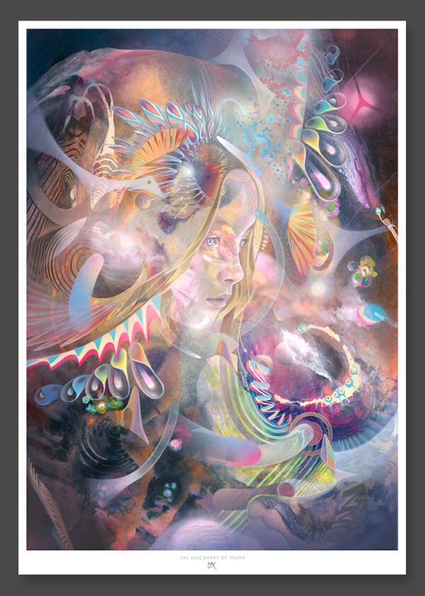 Artprint poster psychedelic visionary art konstantin bax limited edition 41