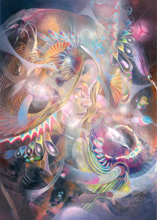 Artprint poster psychedelic visionary art konstantin bax limited edition 42