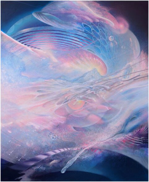Konstantin Bax Original Psychedelic visionary contemporary art hamburg psychedelische kunst 2