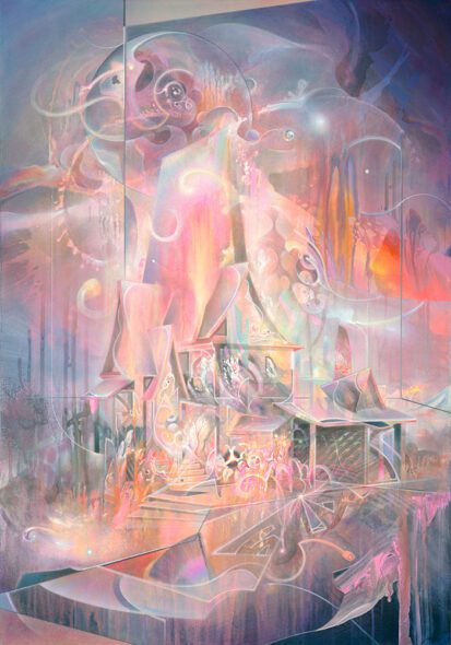 Konstantin Bax Original Psychedelic visionary contemporary art hamburg psychedelische kunst 4