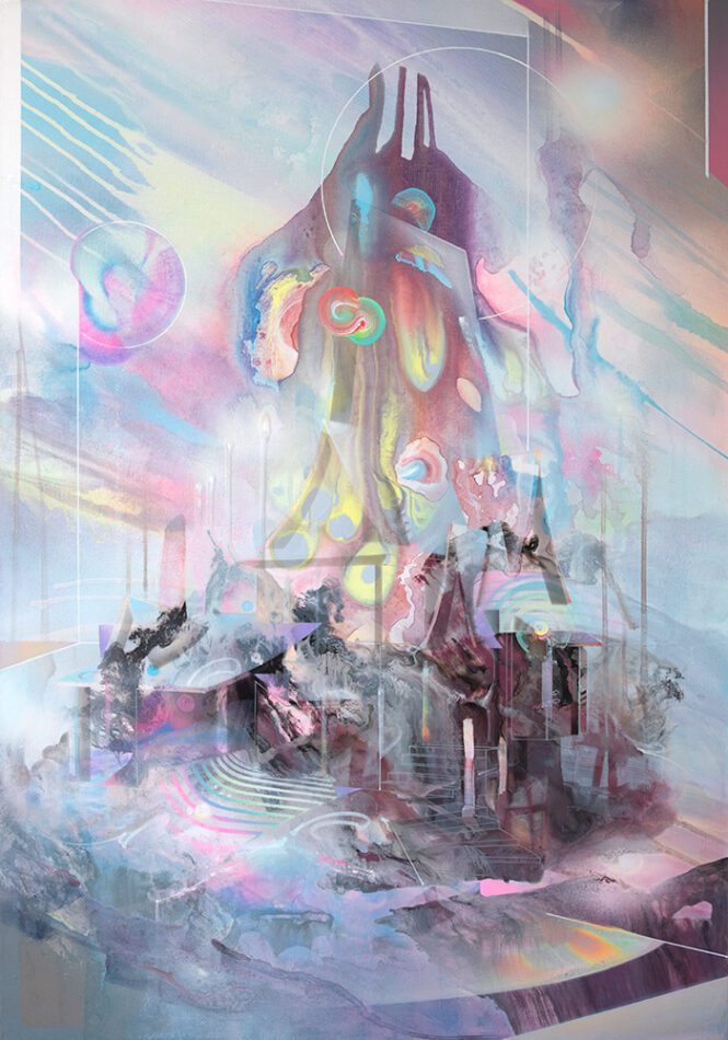 Konstantin Bax Original Psychedelic visionary contemporary art hamburg psychedelische kunst 5