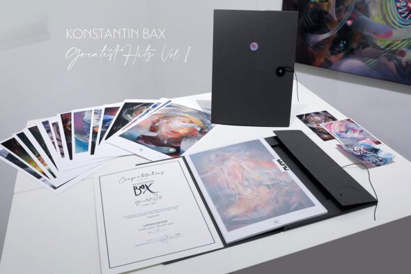 Konstantin Bax Limited Edition box set artprints limitierte kunstdrucke mappe 712