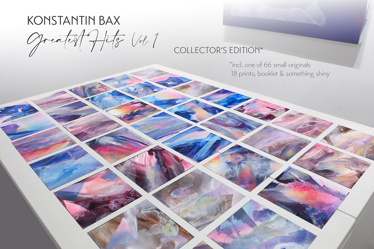 Psychedelic Art Konstantin Bax Limited Edition box set artprints limitierte kunstdrucke mappe 1