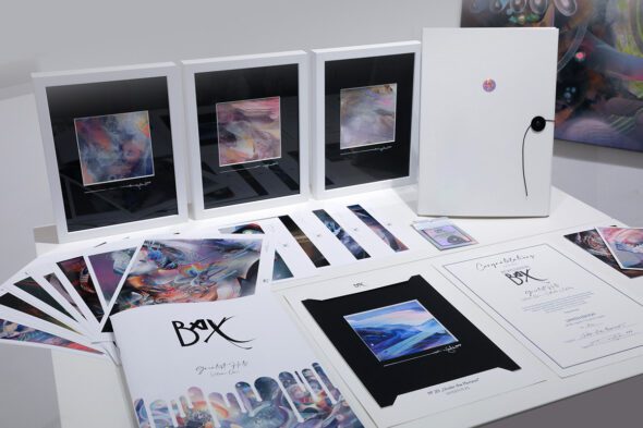 Psychedelic Art Konstantin Bax Limited Edition box set artprints limitierte kunstdrucke mappe 3
