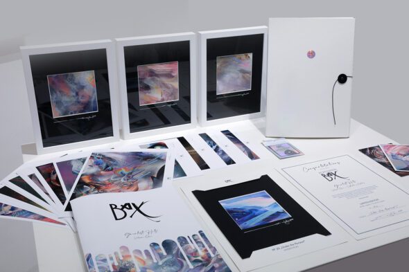 Psychedelic Art Konstantin Bax Limited Edition box set artprints limitierte kunstdrucke mappe 71877