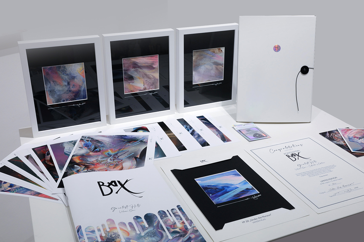 Psychedelic Art Konstantin Bax Limited Edition box set artprints limitierte kunstdrucke mappe 71877