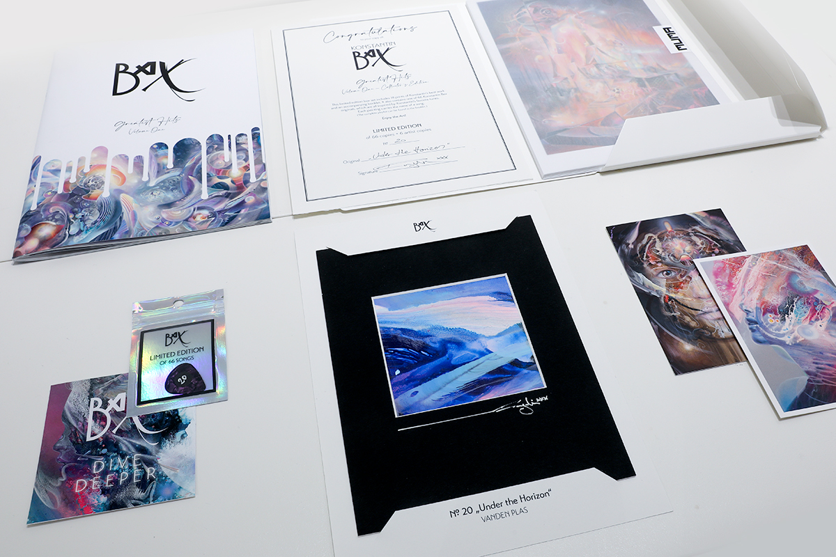 Psychedelic Art Konstantin Bax Limited Edition box set artprints limitierte kunstdrucke mappe 718777