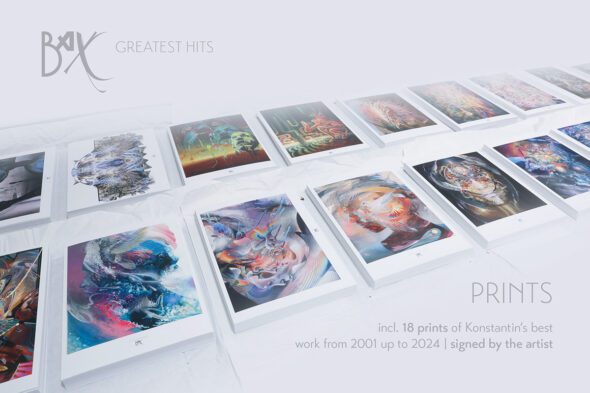 Konstantin Bax Limited Edition box set artprints limitierte kunstdrucke mappe 7