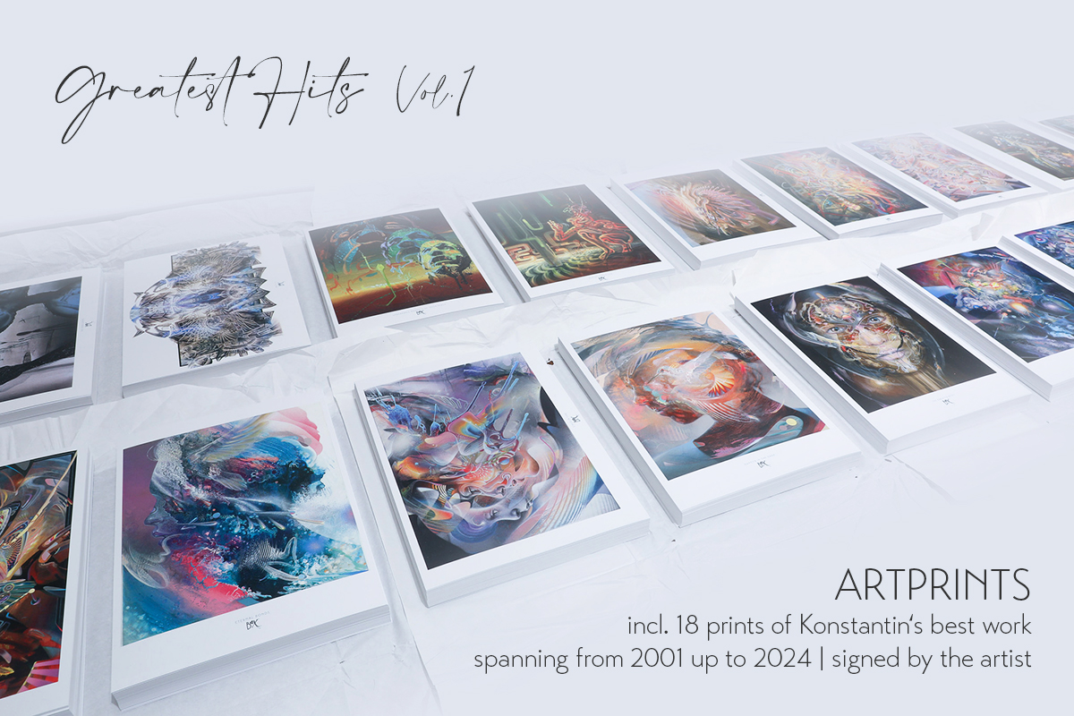 Psychedelic Art Konstantin Bax Limited Edition box set artprints limitierte kunstdrucke mappe 718776695