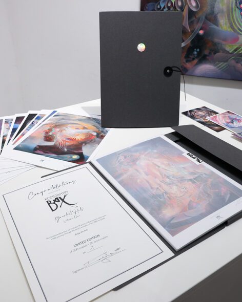 Psychedelic Art Konstantin Bax Limited Edition box set artprints limitierte kunstdrucke mappe 716