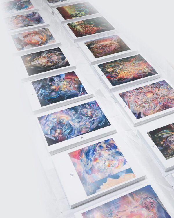 Psychedelic Art Konstantin Bax Limited Edition box set artprints limitierte kunstdrucke mappe 14