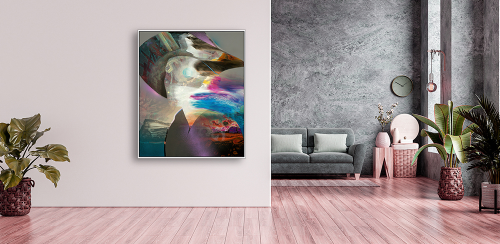 limited edition print konstantin bax abstract psychedelic art portrait 3